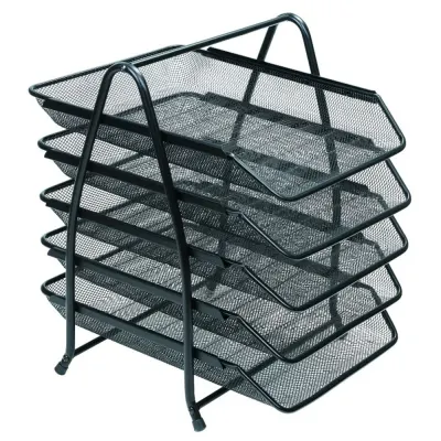 Bafix Evrak Rafı Metal Perforeli 5 Li Gri BFX-MER9207S
