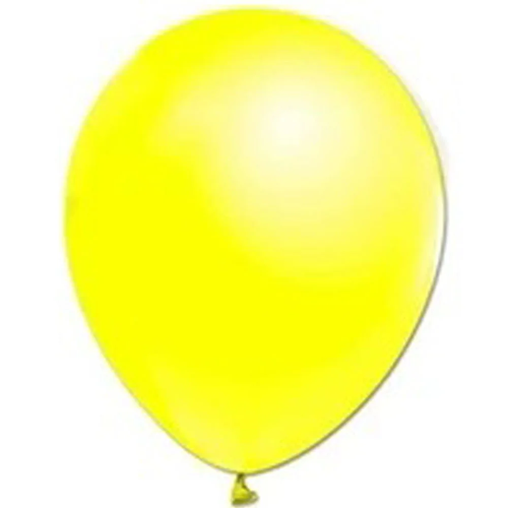 Balonevi 12" Baskı Balonu Neon Sarı 100 Lü