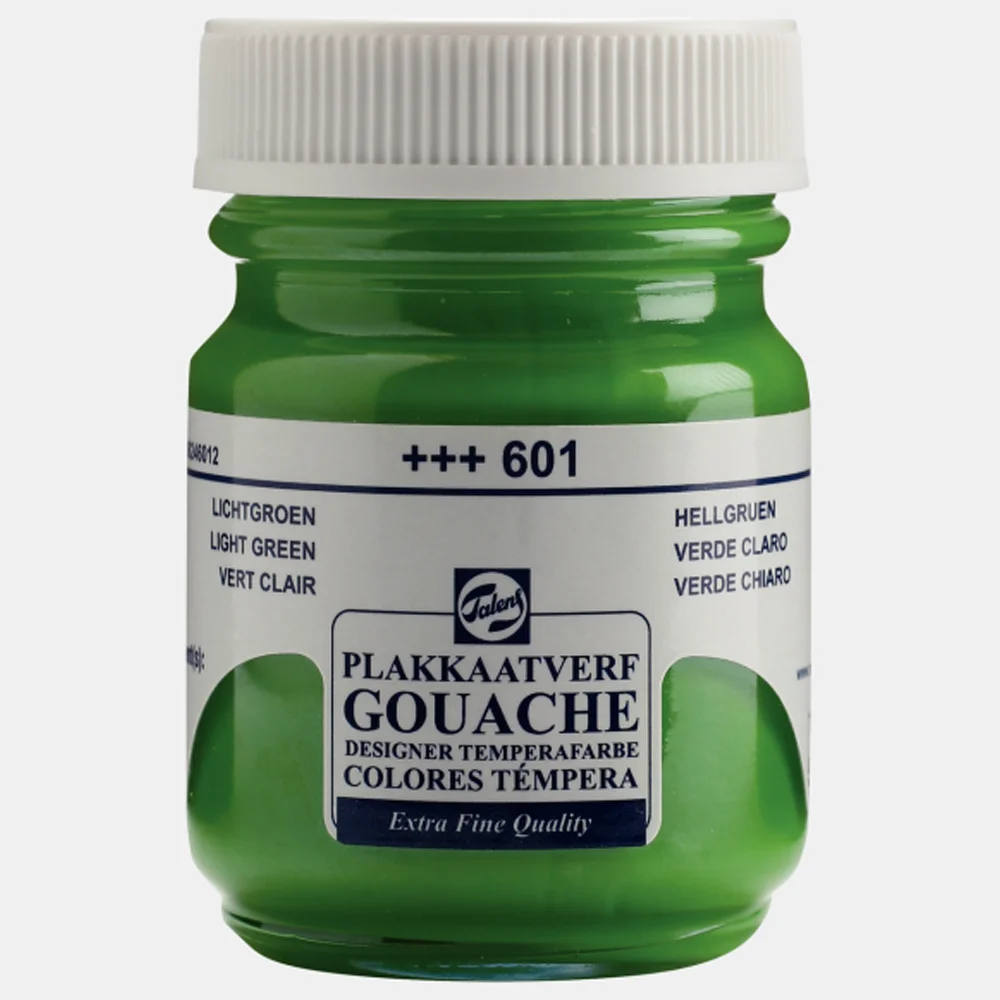 Talens Guaj Boya 16 ML Light Yeşil (Açık Yeşil) 601