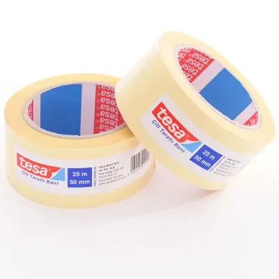 Tesa Çift Taraflı Bant Filmik Şeffaf 25x50 Mt 64621-00069-00