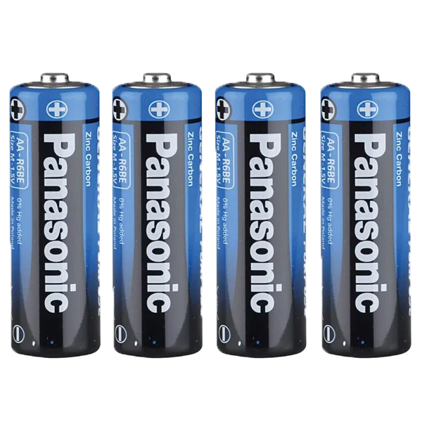 Panasonic Çinko Karbon Kalem Pil (AA) R6BE/4S