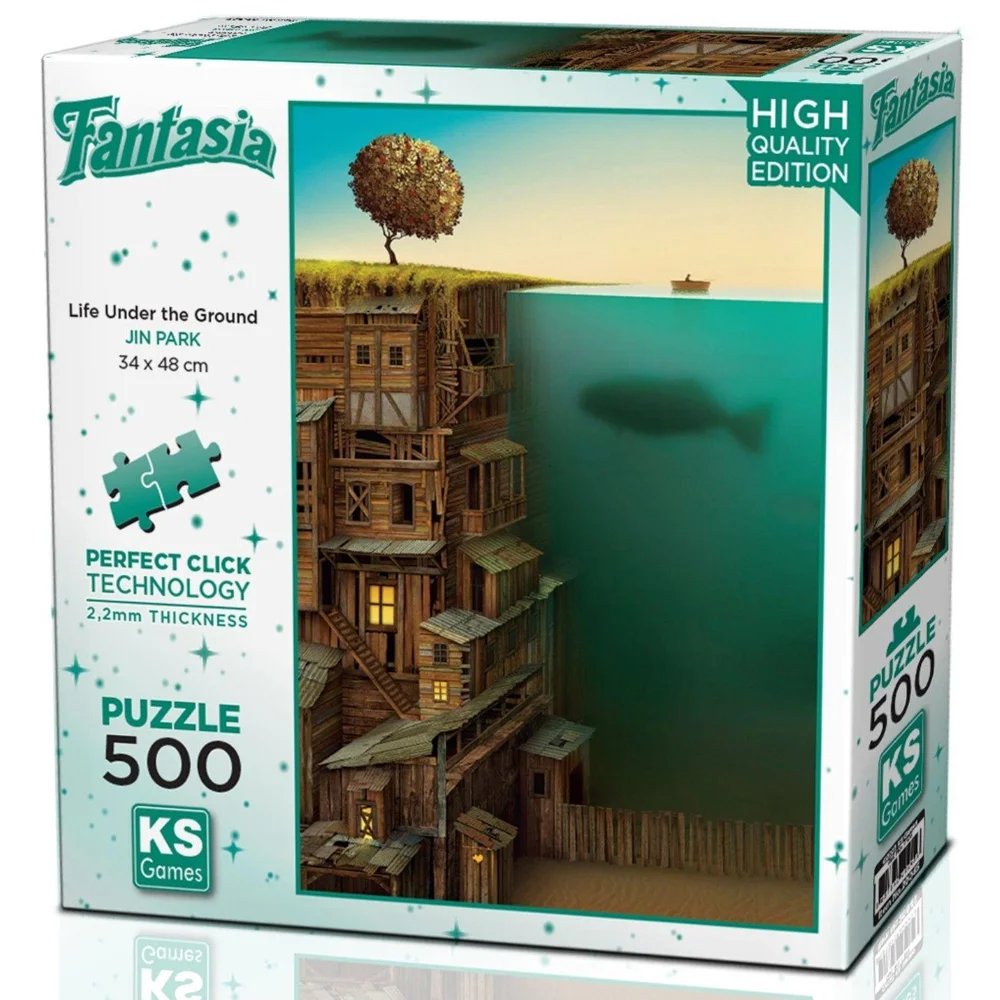 Ks Games Puzzle 500 Parça Life Under The Ground 20045