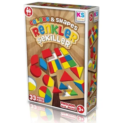 Ks Games Renkler Ve Şekiller Eğitici Oyunlar Okul Öncesi Rs240