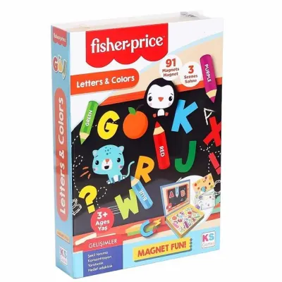 Ks Games Baby Puzzle Letters &amp; Colours Fisher-price Lisans Fp13410