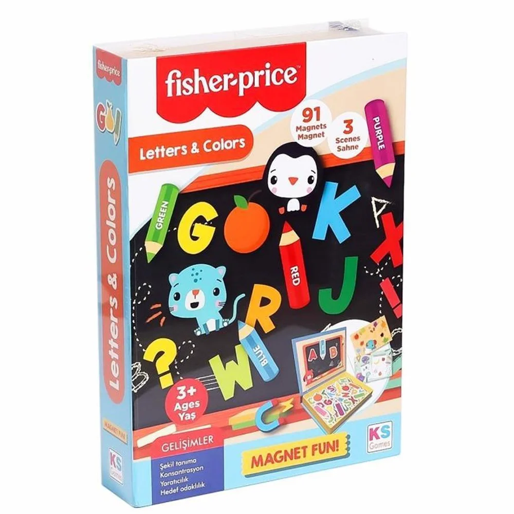 Ks Games Baby Puzzle Letters &amp; Colours Fisher-price Lisans Fp13410