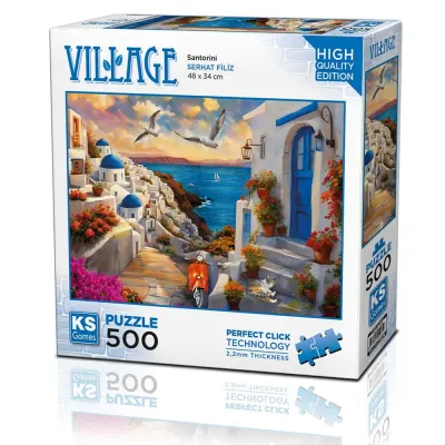Ks Games Puzzle 500 Santorini 20074
