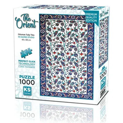 Ks Games Puzzle 1000 Ottoman Tulip Tiles 20844