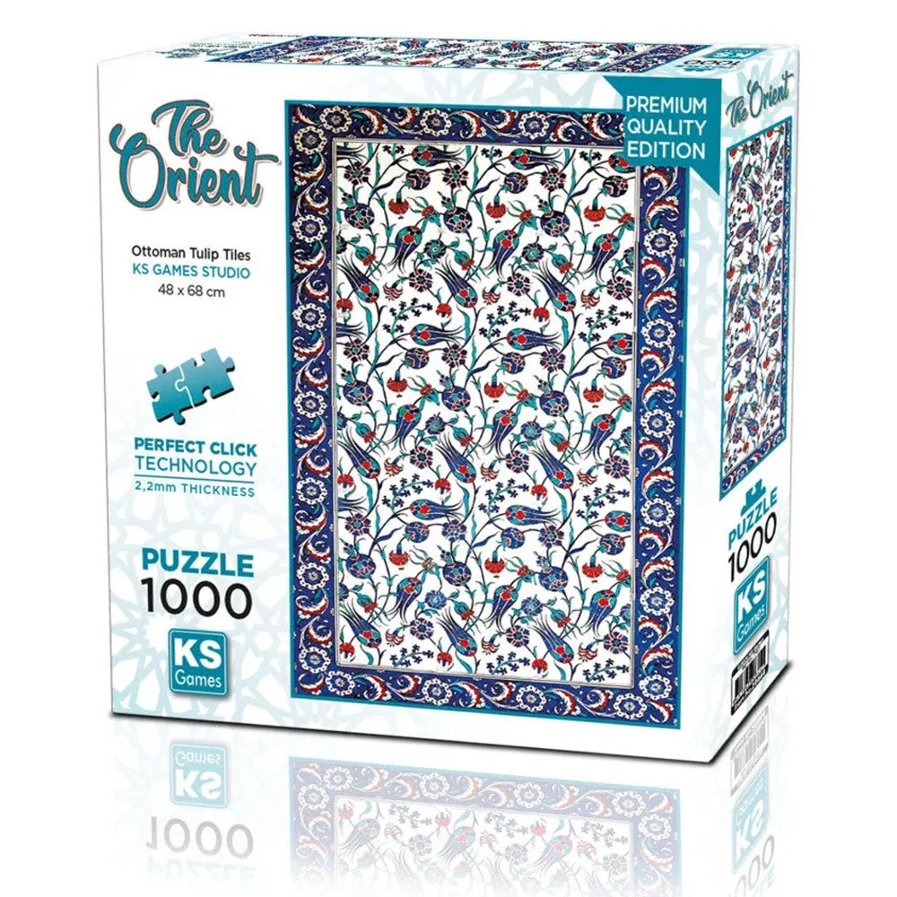 Ks Games Puzzle 1000 Ottoman Tulip Tiles 20844