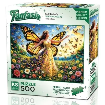 Ks Games Puzzle 500 Lady Butterfly 20093