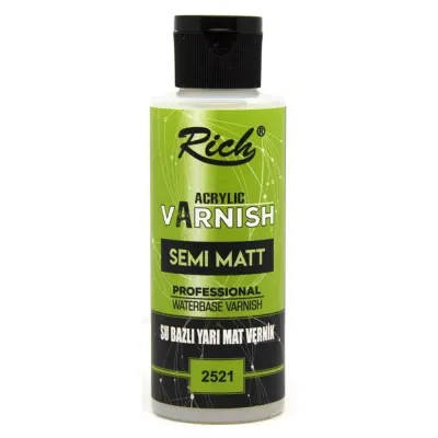 Rich Vernik Su Bazlı Yarı Mat High Gloss 120 CC 120-2521