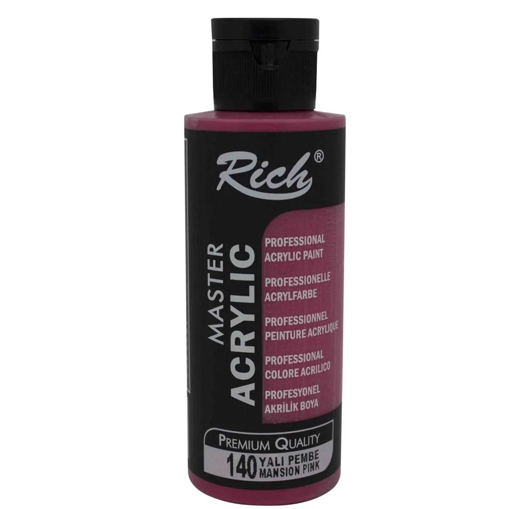 Rich Akrilik Boya Master 120 CC Yalı Pembe 140