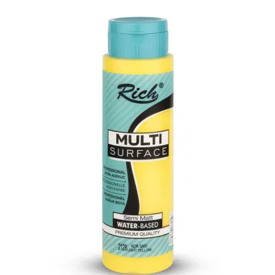 Rich Akrilik Boya Multi Surface 500 CC Açık Sarı 500-2128