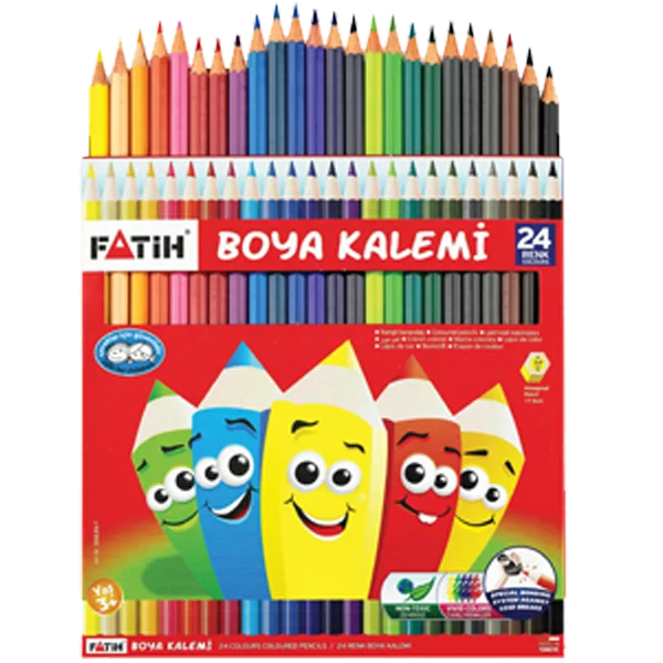 Fatih Kuru Boya Karton Kutu Tam Boy 24 LÜ 33225