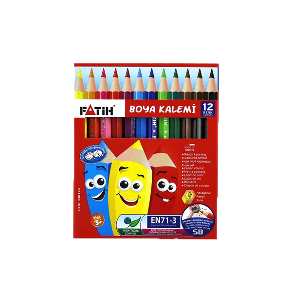 Fatih Kuru Boya Yarım Boy 12 Lİ 33012