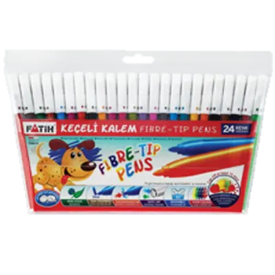 Fatih Keçeli Boya Kalemi 24 Renk 34050