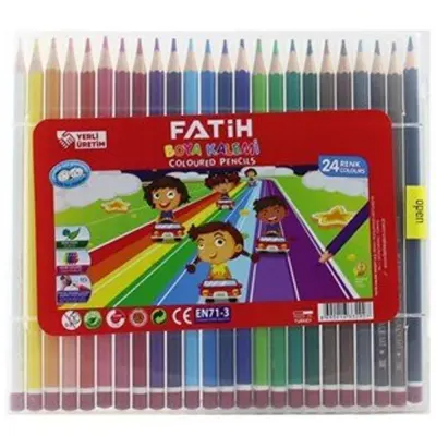 Fatih Kuru Boya Mercanlı Çantalı 24 Renk 33290