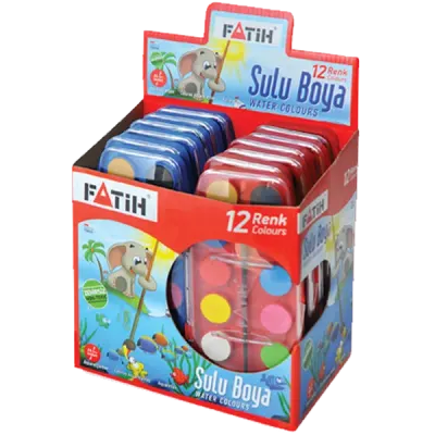 Fatih Sulu Boya 12 Renk 24 ML F-12
