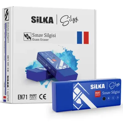 Silka Sınav Silgisi 30 LU Lacivert Art.10