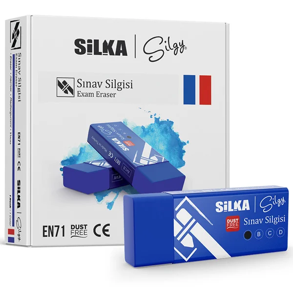 Silka Sınav Silgisi 30 LU Lacivert Art.10