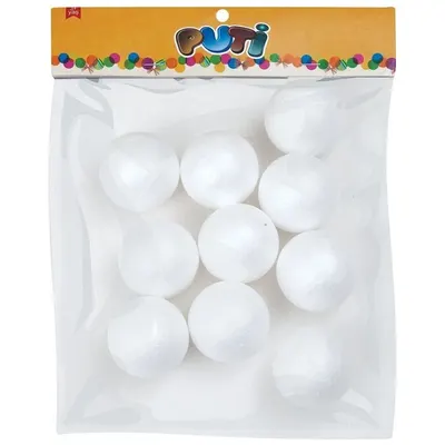 Puti Köpük Top 5 Cm 10 Lu 4773