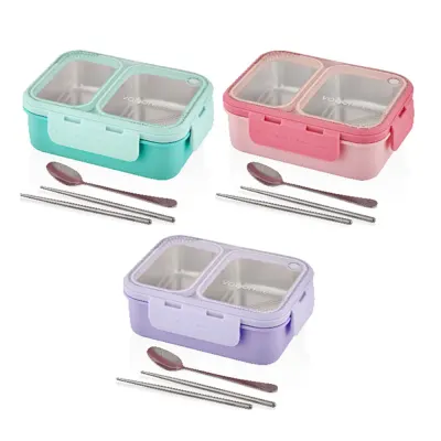 Vagon Life Beslenme Kutusu Lunch Box Paslanmaz Çelik 700 ML XC-7096