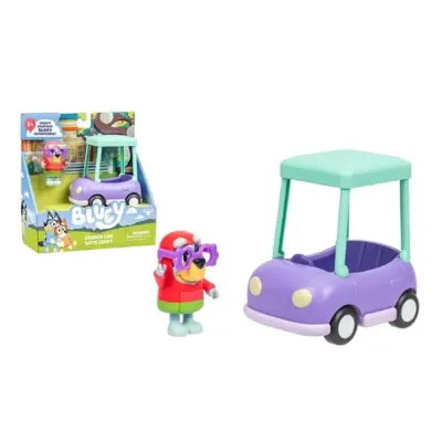 Neco Bluey Buyukannenın Arabası Ve Janet Fıguru