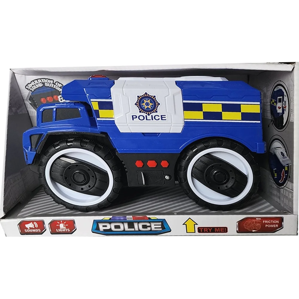 Ctoy Oyuncak Işıklı Ve Sesli Polis Kamyonu