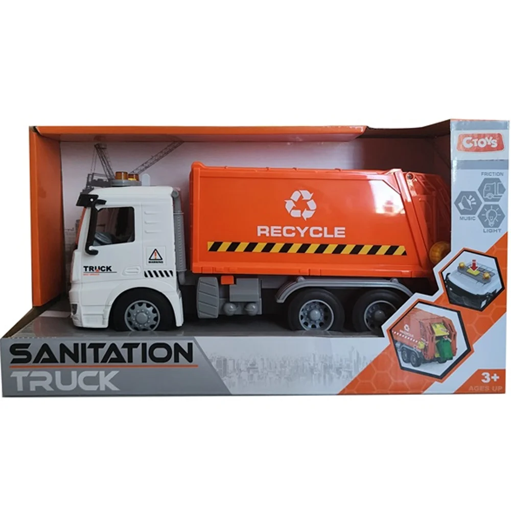 Ctoy Oyuncak Işıklı Sesli Çöp Kamyonu CTOY-PY8922B