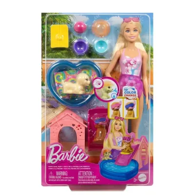 Barbıe Puppy Pool Party - Aloha Blonde