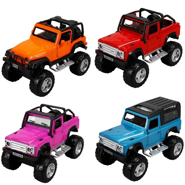 Sunman Oyuncak Sesli Ve Işıklı Metal Araba Safarı Jeep 13 Cm FY80708