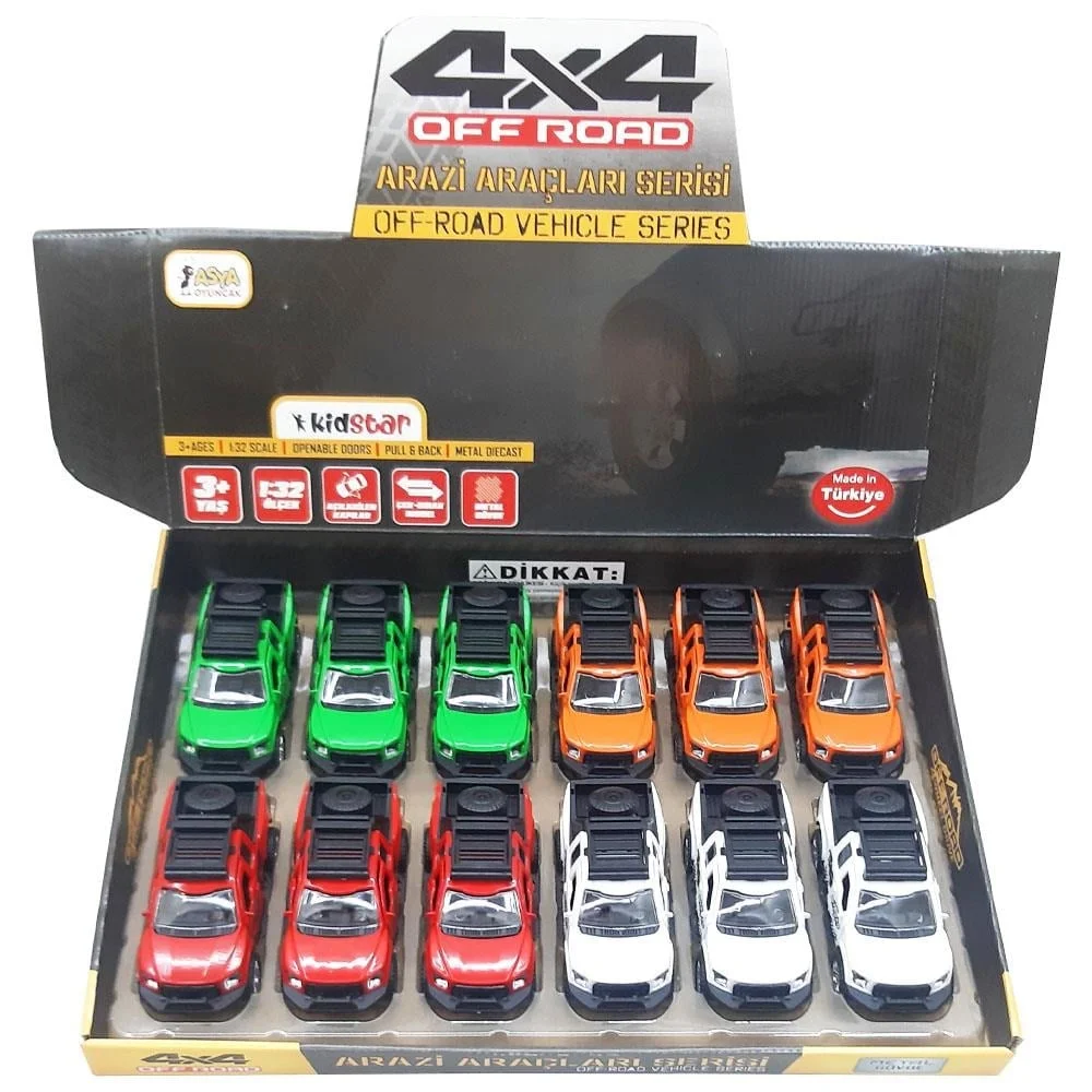 Asya Oyuncak Off-Road Çek Bırak Metal Araba KID.00062