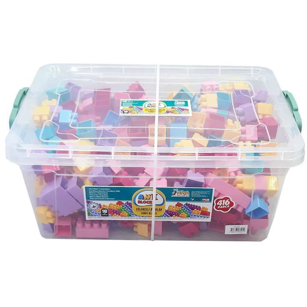 Asya Ant Blocks Pembe 416 Parça Box ANT416-P