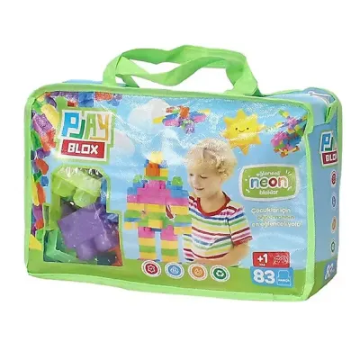Asya Playblox Block Neon 83 Pcs Bag Gırls&amp;boys 2939
