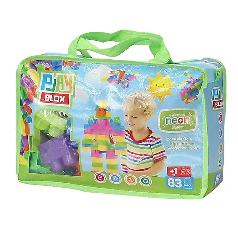 Asya Playblox Block Neon 83 Pcs Bag Gırls&amp;boys 2939