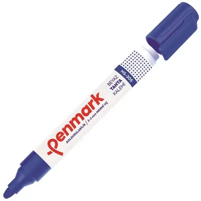 Penmark Tahta Kalemi Yuvarlak Uçlu Mavi HS-305