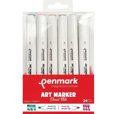Penmark Markers Art Brush Kalem 24 Lü Set
