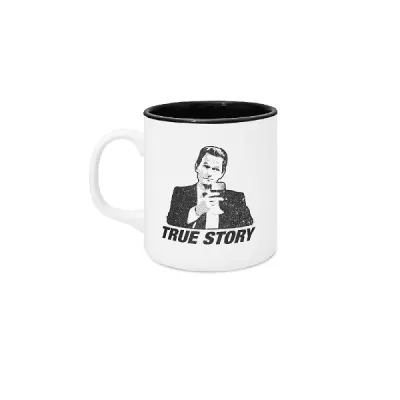 Mabbels Porselen Kupa Dış Beyaz İç Siyah Mug-383864